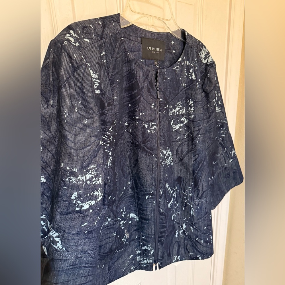 Gently Used Lafayette 148 New York Denim Jacket